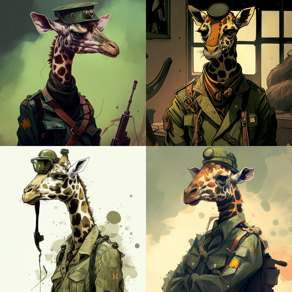 allyourfeeds_a_giraffe_wearing_a_military_outfit_dc_comic_book__073b182c-fec8-4c8c-8664-d4e83dc18b8f