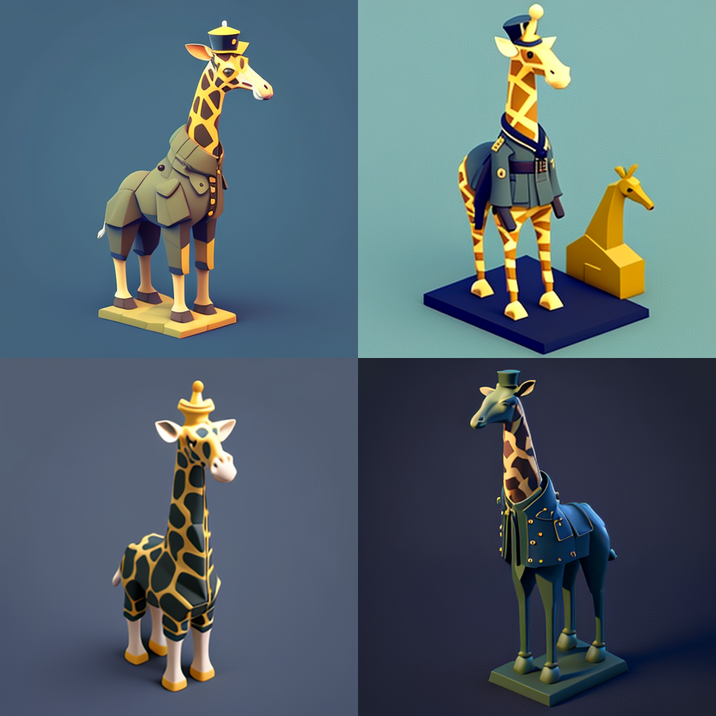 allyourfeeds_a_giraffe_wearing_a_military_outfit_isometric_3d_m_78250251-ab38-4277-8822-b6dc7ca70ebf
