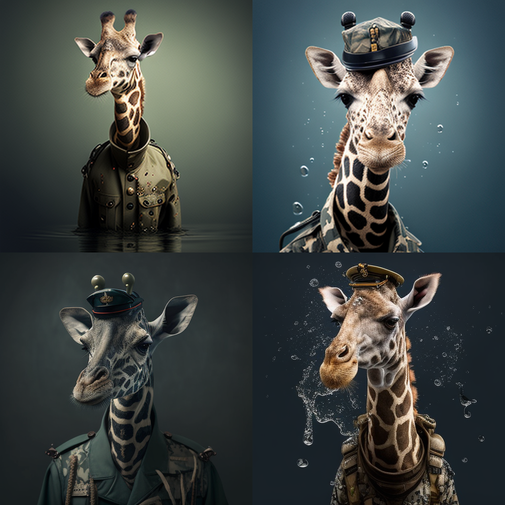 allyourfeeds_a_giraffe_wearing_a_military_outfit_made_of_water_a632deba-c401-4966-8f40-0b519449dd2d